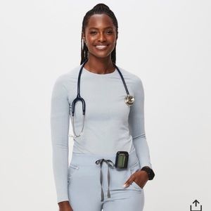 Figs Salta Dusty Blue Underscrub